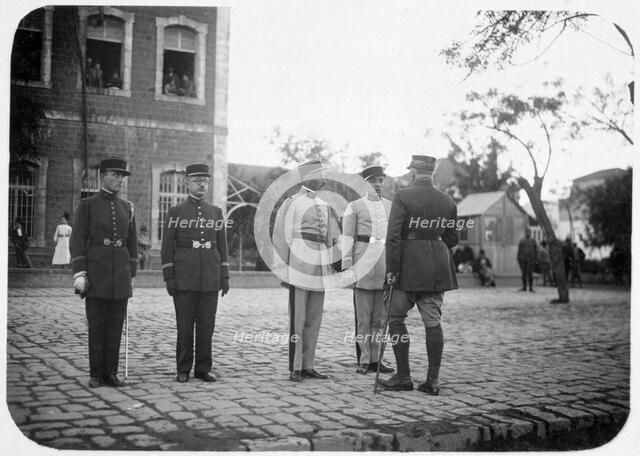 Officers of the French Foreign Legion, Syria, 20th century. Artist: Unknown