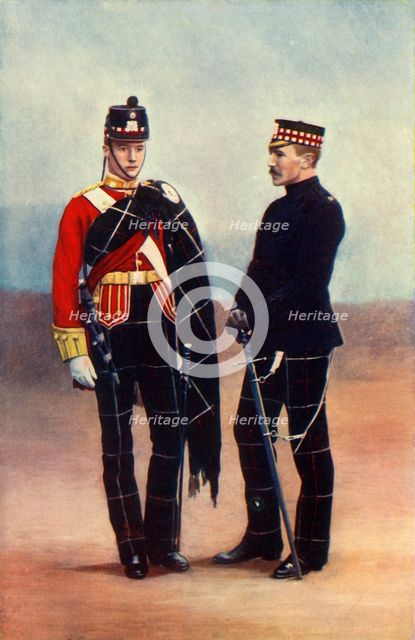 'Officers of the Highland Light Infantry', 1901. Creator: Gregory & Co.