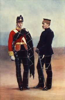 Officers of the Highland Light Infantry 1901. Creator: Gregory & Co
