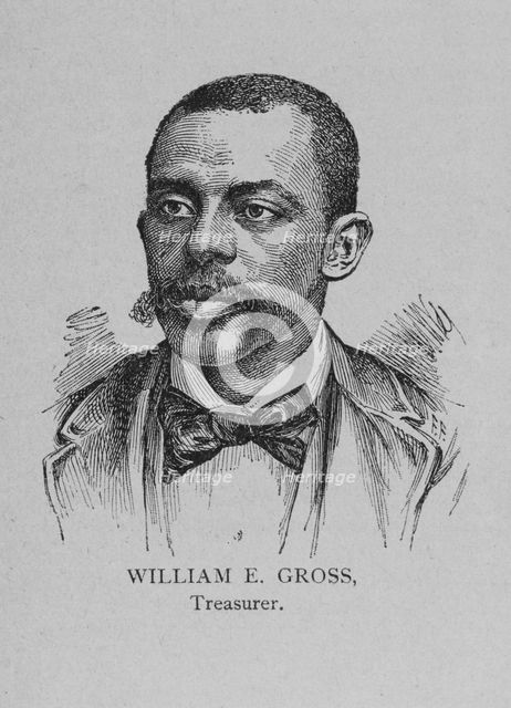Officers of the League; William E. Gross, Treasurer, 1892. Creator: Unknown.