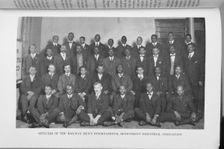 Officers of the Railway Men's International Benevolent Industrial Association, 1922. Creator: Unknown