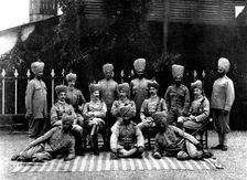 Officers of the regiment recently raised in India for service in Uganda, 1898. Creator: Unknown