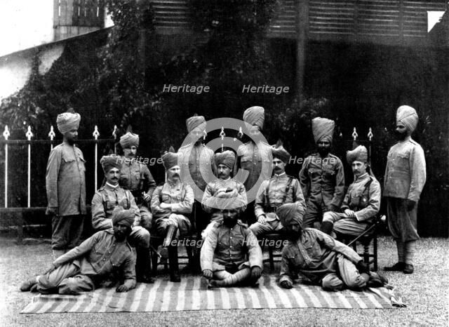 Officers of the regiment recently raised in India for service in Uganda, 1898. Creator: Unknown.