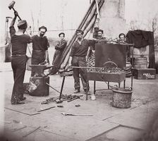 Officers of U.S.S. Hunchback, 1861-65. Creator: Unknown