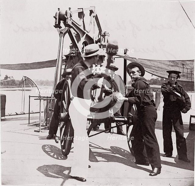 Officers of U.S.S. Hunchback, 1861-65. Creator: Unknown.