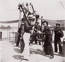 Officers of U.S.S. Hunchback, 1861-65. Creator: Unknown