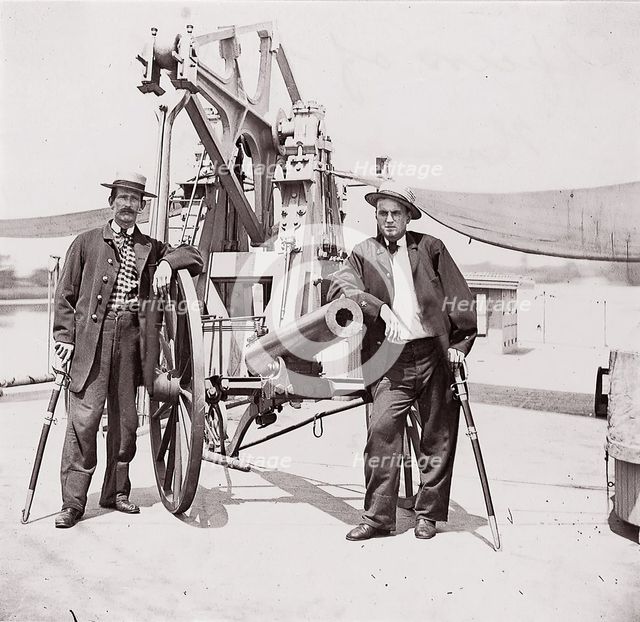 Officers of U.S.S. Hunchback, 1861-65. Creator: Unknown.