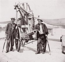 Officers of U.S.S. Hunchback, 1861-65. Creator: Unknown