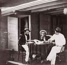 Officers of U.S.S. Hunchback, 1861-65. Creator: Unknown