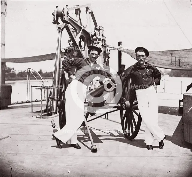 Officers of U.S.S. Hunchback, 1861-65. Creator: Unknown.