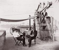 Officers of U.S.S. Hunchback, 1861-65. Creator: Unknown
