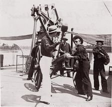 Officers of U.S.S. Hunchback, 1861-65. Creator: Unknown