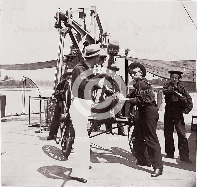 Officers of U.S.S. Hunchback, 1861-65. Creator: Unknown.