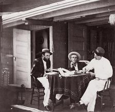 Officers of U.S.S. Hunchback, 1861-65. Creator: Unknown