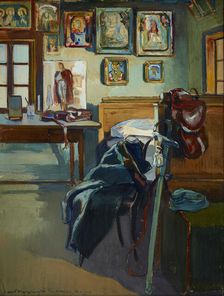 Officer's Quarters in Rokitnica, 14 April 1916. Creator: Karol Antoni Maszkowski