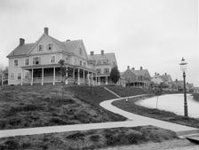 Officers Row, Fort Oglethorpe, Chickamauga Park, Tenn. [i.e. Georgia], between 1900 and 1910. Creator: Unknown