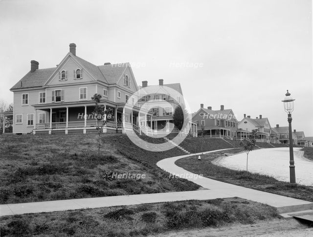 Officers' Row, Fort Oglethorpe, Chickamauga Park, Tenn. [i.e. Georgia], between 1900 and 1910. Creator: Unknown.