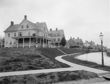 Officers Row, Fort Oglethorpe, Chickamauga Park, Tenn. [i.e. Georgia], between 1900 and 1910. Creator: Unknown