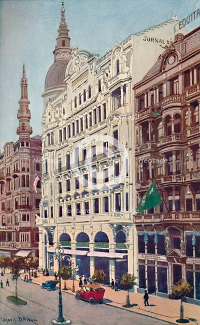 'Offices of the Jornal do Commercio, Avenida Rio Branco', 1914. Artist: Unknown.