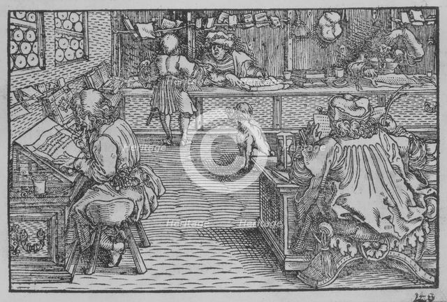 Officia M.T.C. Von den tugentsamen ämptern, 1531. Creators: Marcus Tullius Cicero, Hans Burgkmair, the Elder, Hans Weiditz, Master DS.