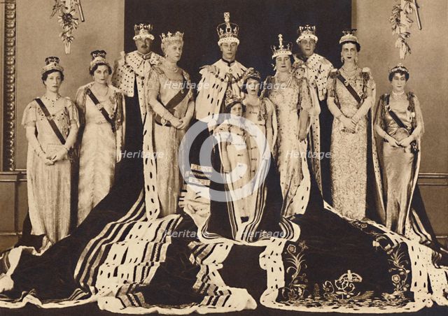 'Official Coronation Group', 1937. Creator: Unknown.