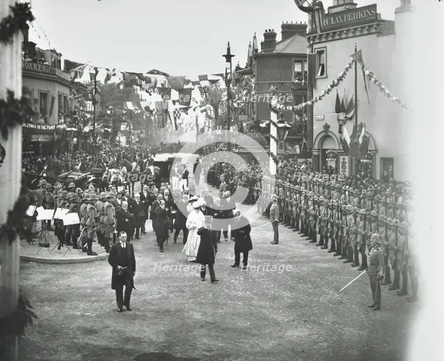 Official Opening of the Rotherhithe Tunnel, Bermondsey, London, 1908. Artist: Unknown.