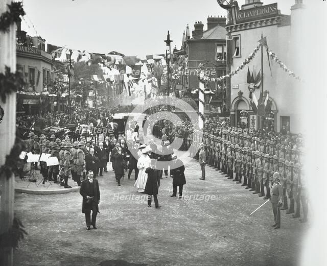 Official Opening of the Rotherhithe Tunnel, Bermondsey, London, 1908. Artist: Unknown.