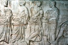 Officials, frieze from the Parthenon, 438-432 BC