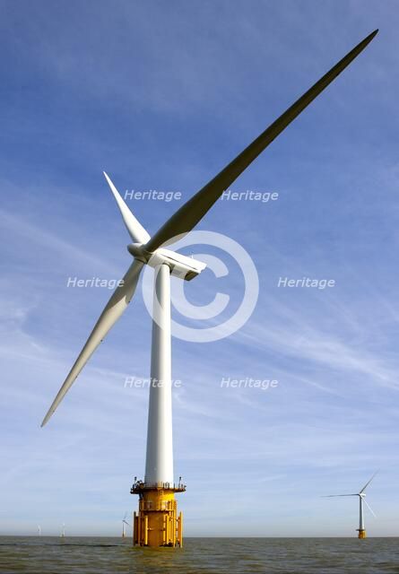 Offshore wind turbines, Kent, 2010. Artist: Historic England Staff Photographer.