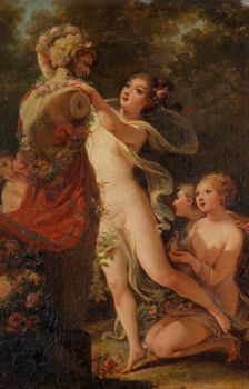 Offrande à Pan, between 1780 and 1831. Creators: Jacques-Antoine Vallin, Hugues Taraval
