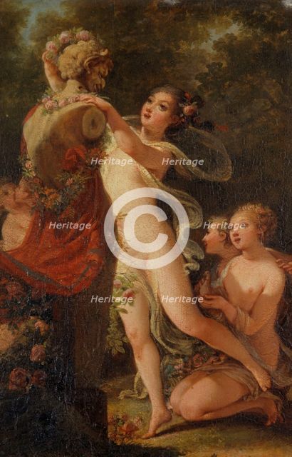 Offrande à Pan, between 1780 and 1831. Creators: Jacques-Antoine Vallin, Hugues Taraval.
