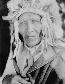 Ogalala chief, c1905. Creator: Edward Sheriff Curtis