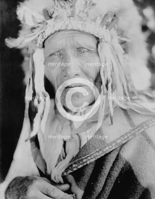 Ogalala chief, c1905. Creator: Edward Sheriff Curtis.