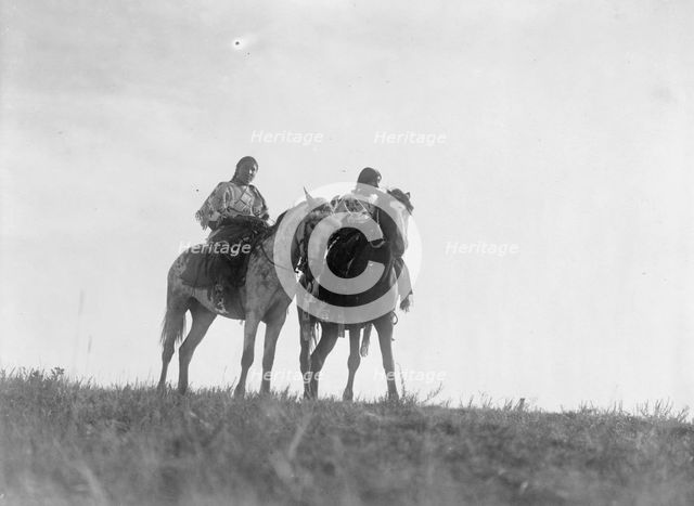 Ogalala[sic] girls, c1907. Creator: Edward Sheriff Curtis.