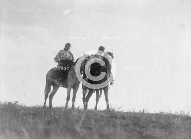 Ogalala[sic] girls, c1907. Creator: Edward Sheriff Curtis.
