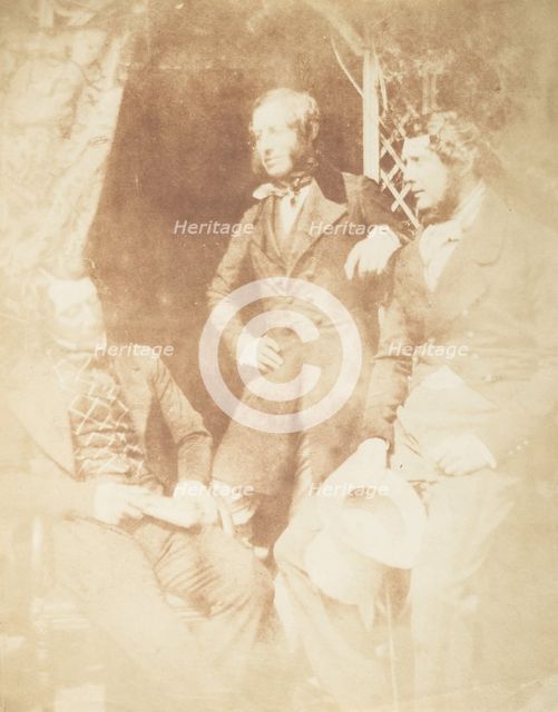 Ogilvie Fairly, Capt. Hamilton, and Gilmore, 1843-47. Creators: David Octavius Hill, Robert Adamson, Hill & Adamson.