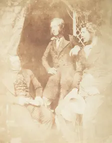 Ogilvie Fairly, Capt. Hamilton, and Gilmore, 1843-47. Creators: David Octavius Hill, Robert Adamson, Hill & Adamson