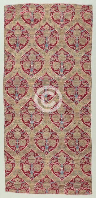 Ogival lattice with horizontal design, 1600-1650. Creator: Unknown.
