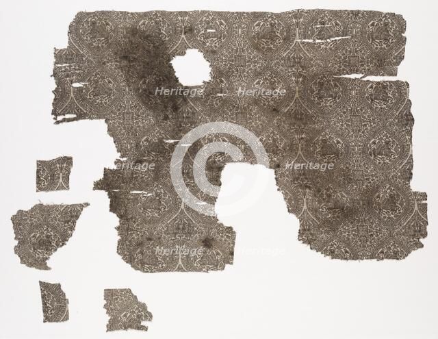 Ogives with Winged Quadrupeds and Peacocks, 1526-1955. Creator: Unknown.