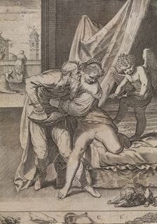 Ogni cosa vince l'oro, ca. 1590-95. Creator: Agostino Carracci
