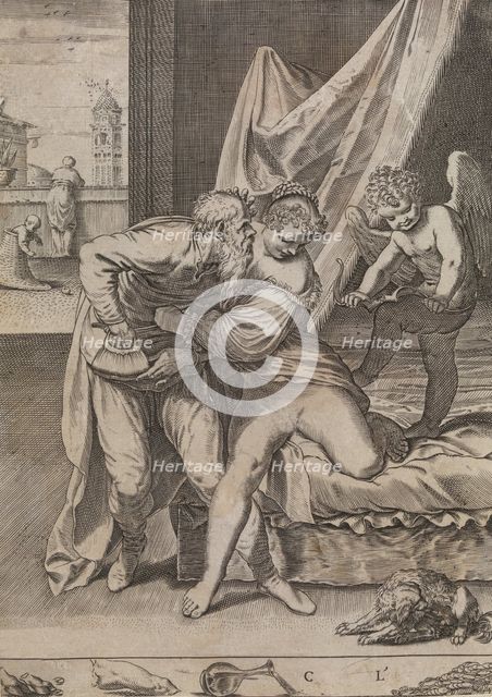 Ogni cosa vince l'oro, ca. 1590-95. Creator: Agostino Carracci.