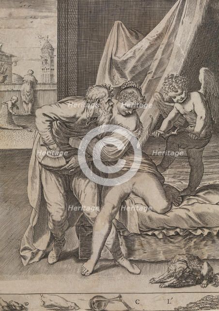 Ogni cosa vince l'oro, ca. 1590-95. Creator: Agostino Carracci.