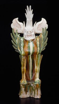 Ogre-Headed Guardian Beast (Zhenmushou), Tang dynasty (618-907 A.D.), first half of 8th century. Creator: Unknown