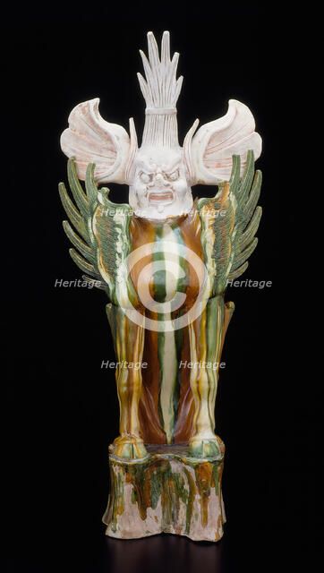 Ogre-Headed Guardian Beast (Zhenmushou), Tang dynasty (618-907 A.D.), first half of 8th century. Creator: Unknown.