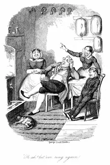 Oh ah! let em ring again! 1847. Artist: George Cruikshank