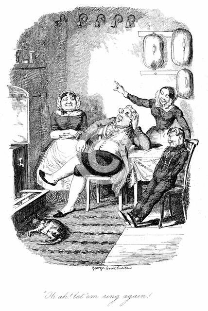 'Oh ah! let 'em ring again!', 1847.  Artist: George Cruikshank
