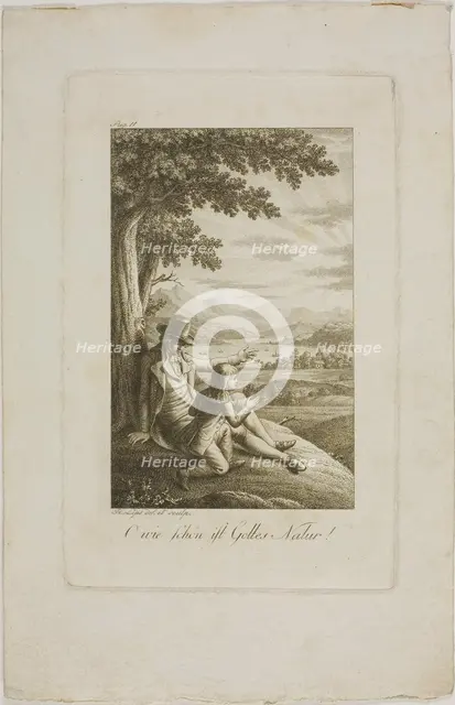 Oh How Beautiful is God's Nature, n.d. Creator: Johann Heinrich Lips.