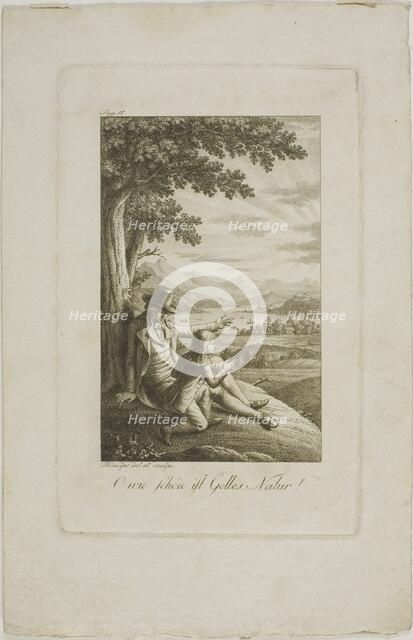 Oh How Beautiful is God's Nature, n.d. Creator: Johann Heinrich Lips.