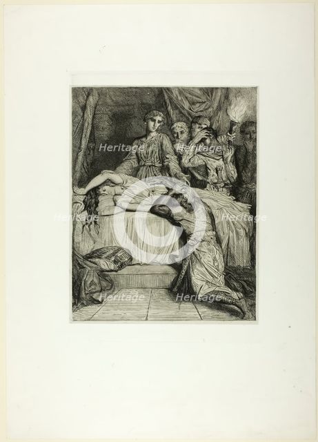 Oh! Oh! Oh!, plate fourteen from Othello, 1844. Creator: Theodore Chasseriau.
