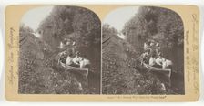 Oh! Sweetly We'll Rest Our Weary Oars, 1896. Creator: Keystone View Company
